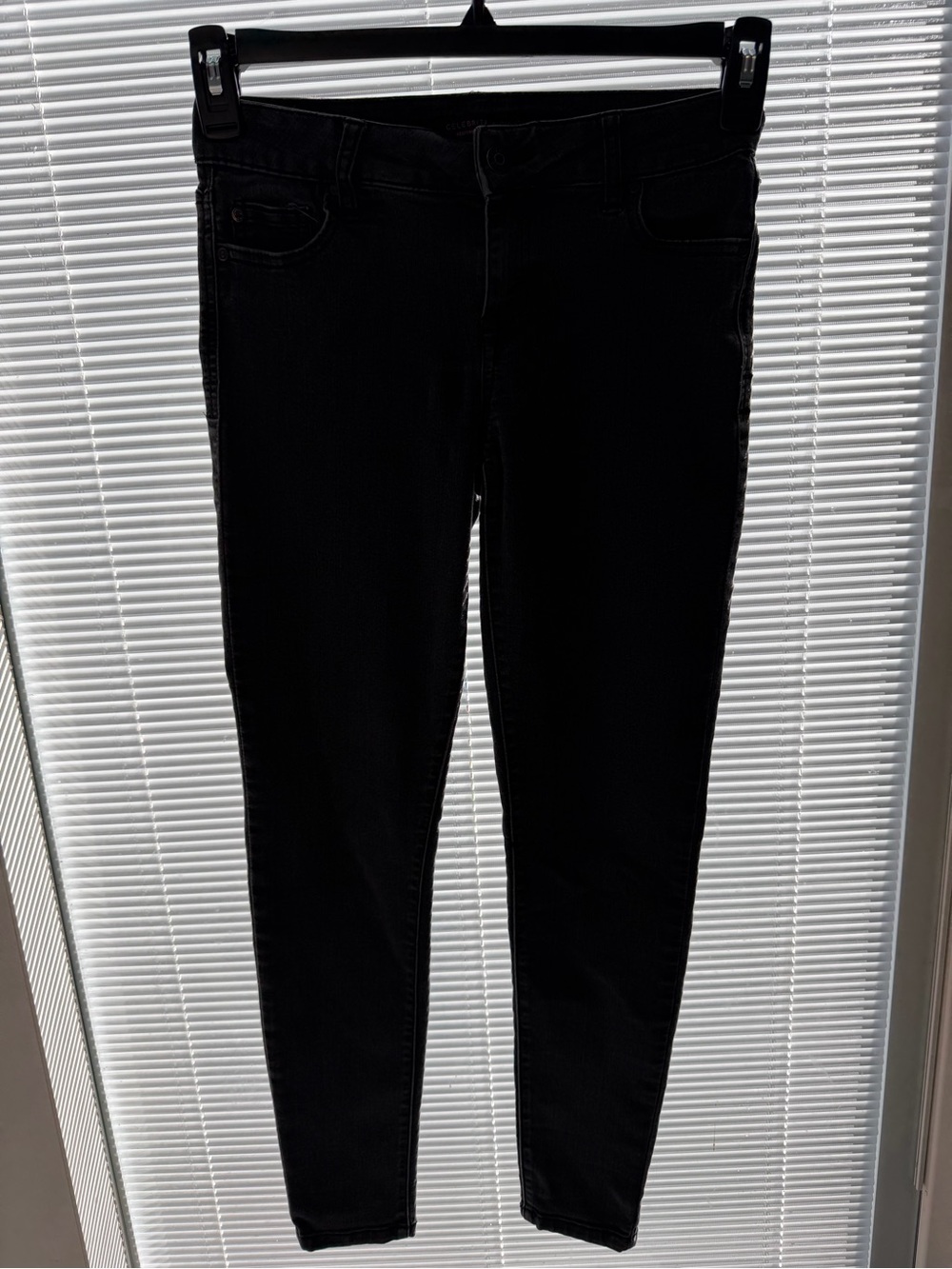 Celebrity Pink Black Skinny Jeans - Sleek High-Rise Fit